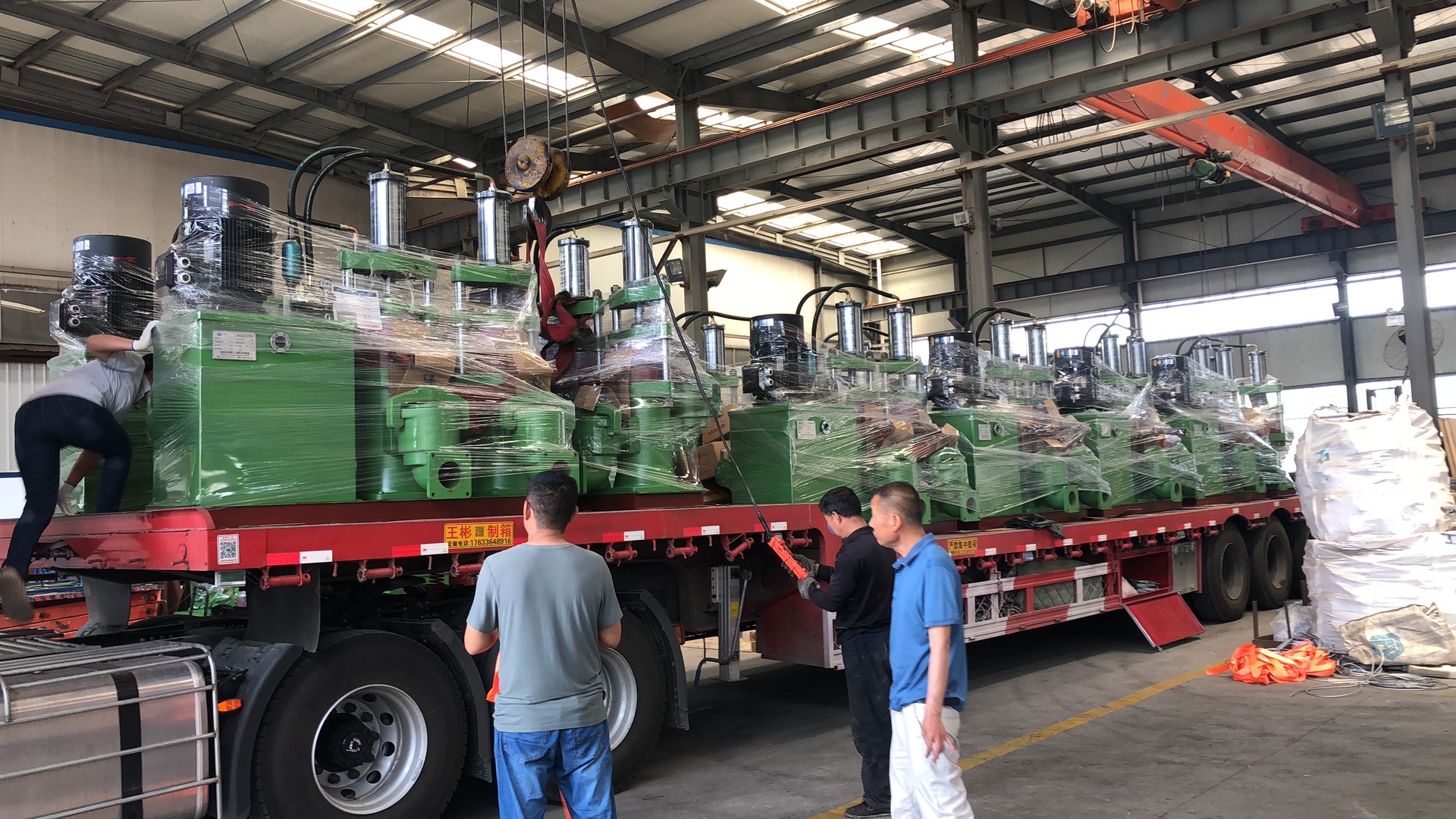 12臺壓濾機專用節(jié)能泵發(fā)貨視頻